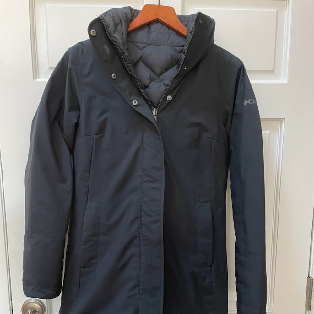 Columbia Women's Hillsdale Reversible Parka Black S